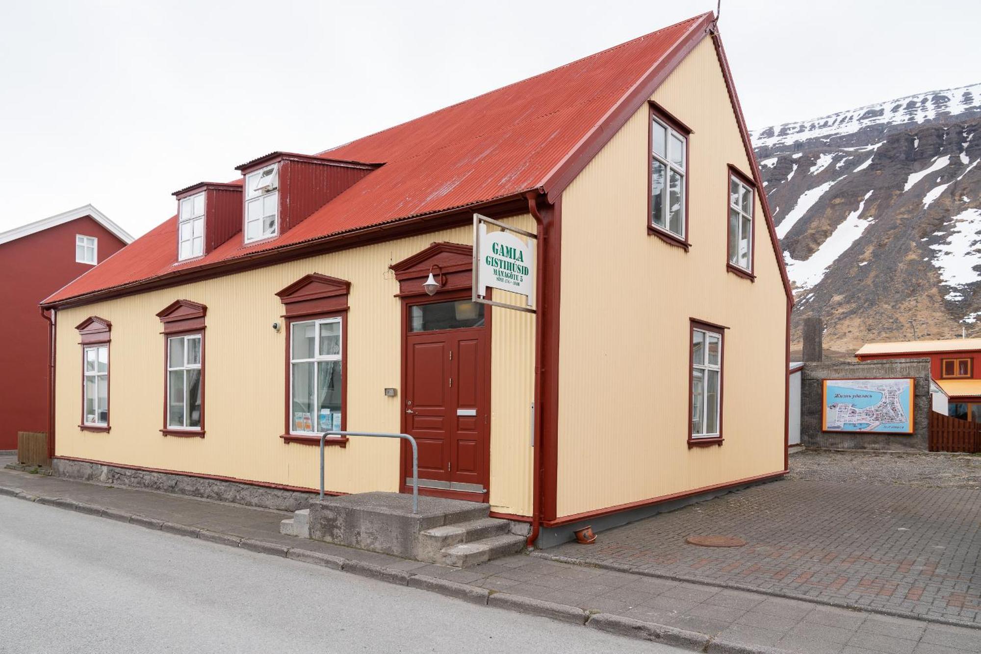 Guesthouse Gamla Ísafjörður Exterior foto